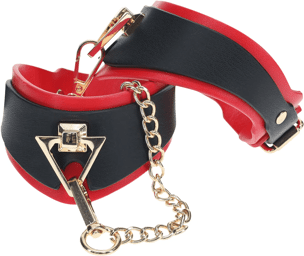 Menottes Chevilles - Collection Milan - Noir et Rouge