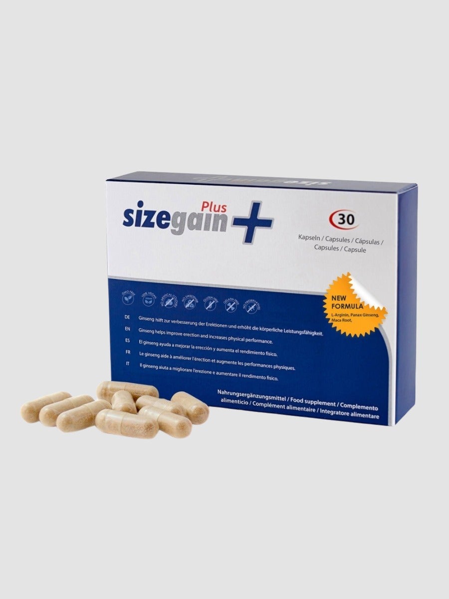 Gélules d'Agrandissement du Pénis SizeGain+