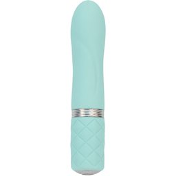 Mini-vibromasseur Flirty Vibe With Crystal Bleu foncé