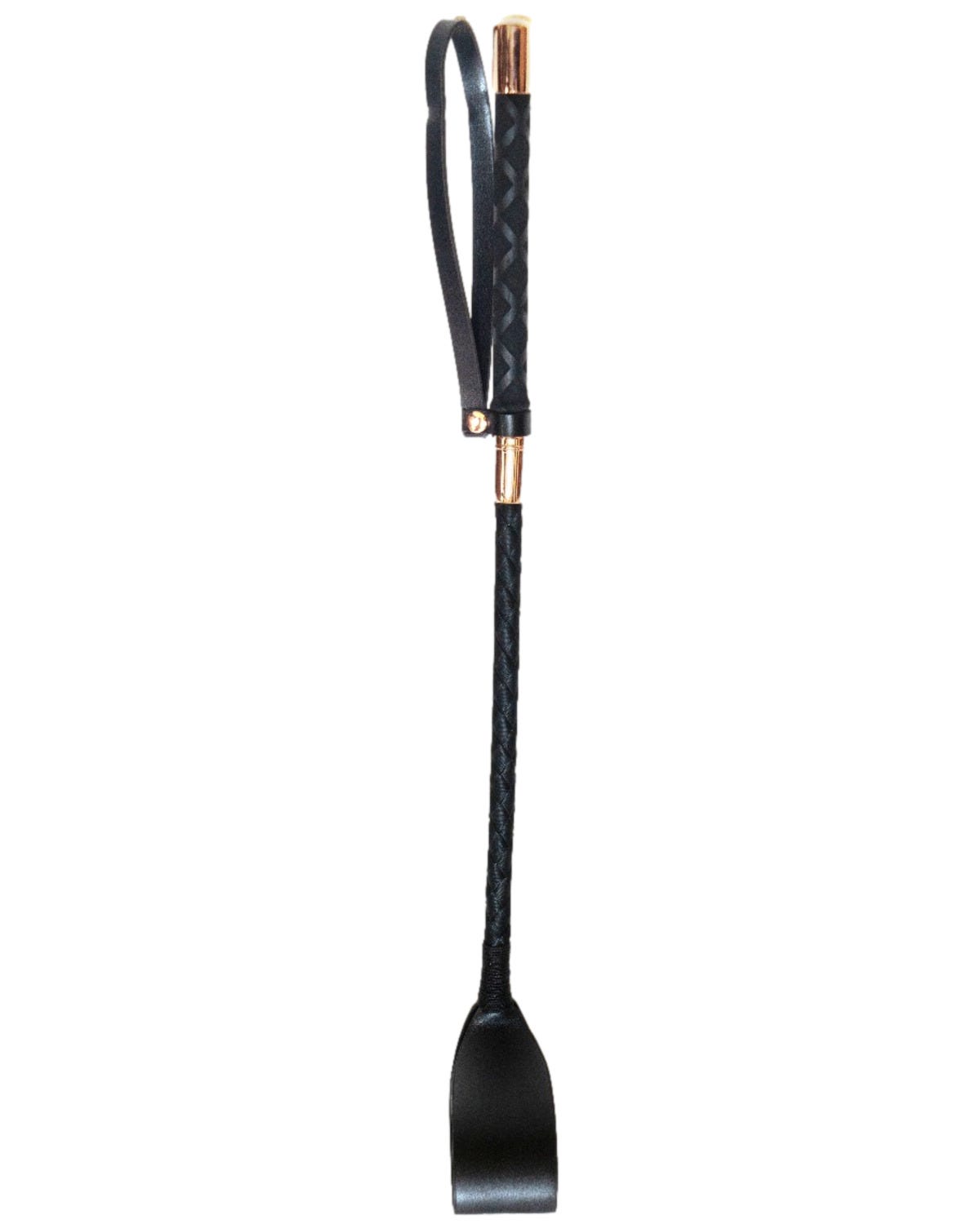 Cravache Noire Metal et PU