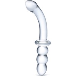 Gode en Verre Double Ribbed G-Spot