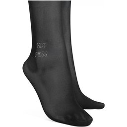 - Norless Mess Collant Ouvert - Noir