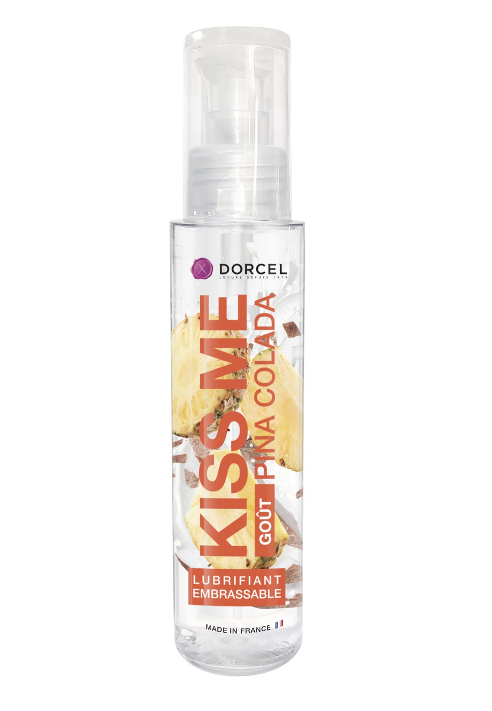 Lubrifiant embrassable goût Pina Colada - Kiss Me