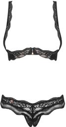 Luvae Ensemble ouvert 2 pcs - Noir Noir