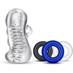 - Quickie Kit Manchon Masturbateur et Ensemble de Cockrings