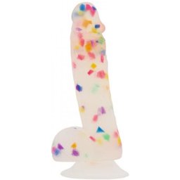 - Godemiché confetti Party Marty - 18 cm