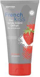 Gel Lubrifiant Eau Comestible Frenchkiss Fraise 75 ml Rouge