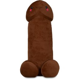 Peluche de Pénis avec Visage Souriant - 60 cm