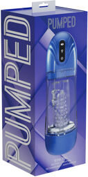 SonicPull - Suction and Vibration Masturbator Pump - Multimedia Enhanced - Metallic Blue