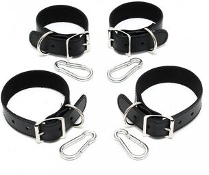 Handcuffs + Anklecuffs 2.5cm wide