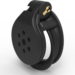 Cage de chasteté Flat Zone 2.5cm Noire