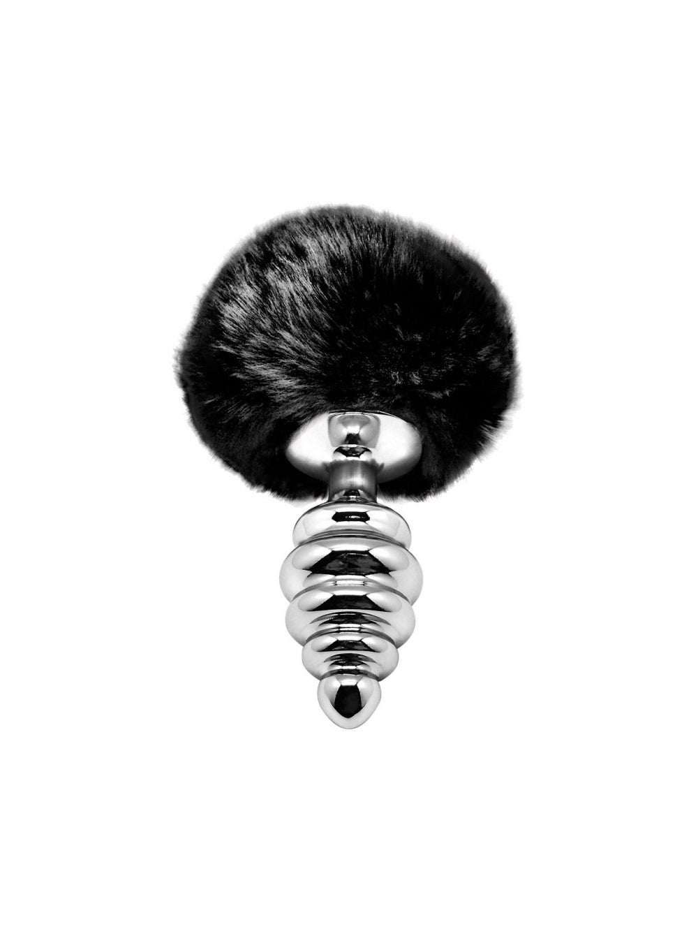 Plug anal en métal Fluffy Twist M
