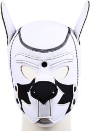 Cagoule PUPPY FOX Néoprène Noir-Blanc
