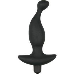 EasyToys - Vibromasseur prostatique en silicone - Noir