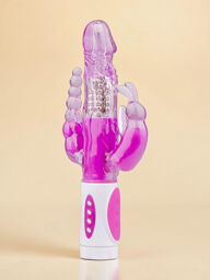 Vibromasseur Rabbit avec stimulation clitoridienne, G-spot et anale
