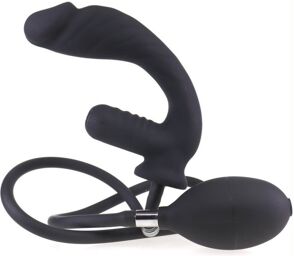 Plug gonflable et vibrant Infladick 14 x 3.5cm