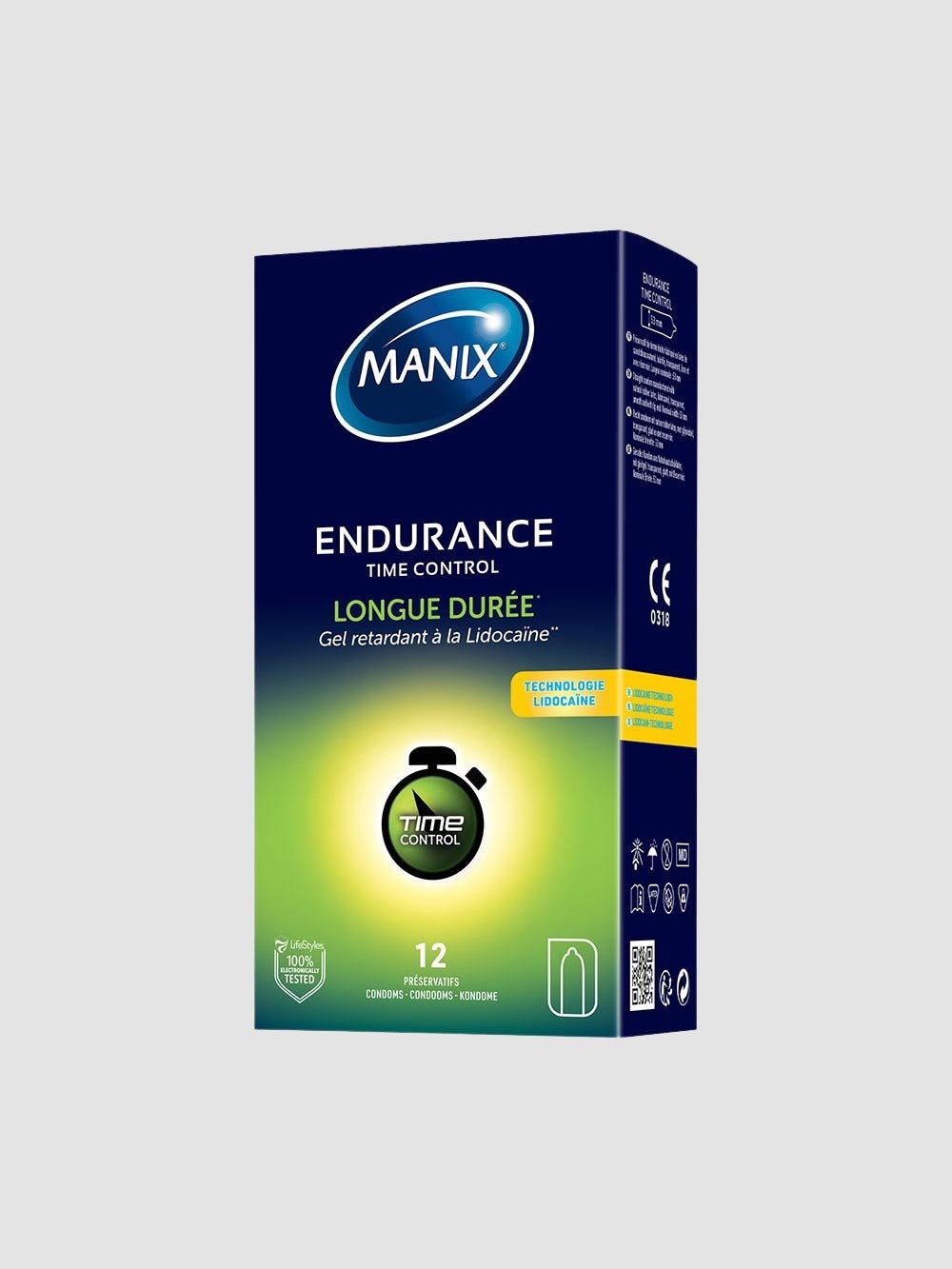 Préservatifs retardants Endurance boîte de 12