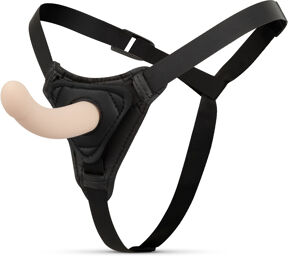 Gode ceinture avec harnais - Courbé