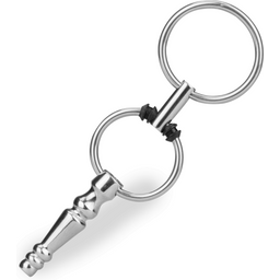 Plug d'urètre percé avec anneaux Soyuz - Cockring penien pour homme et couple -