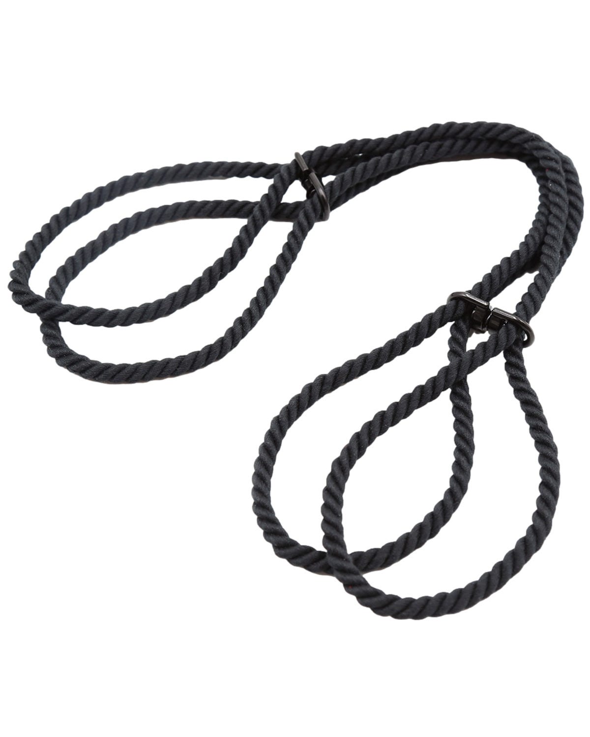 Menottes en corde noires
