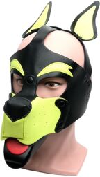 Masque Puppy Jaune/Vert