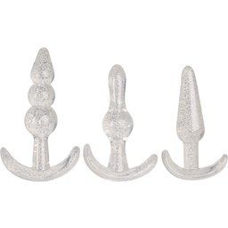 Glitter Booty Ensemble de Plug Anaux pour Débutant·e·s