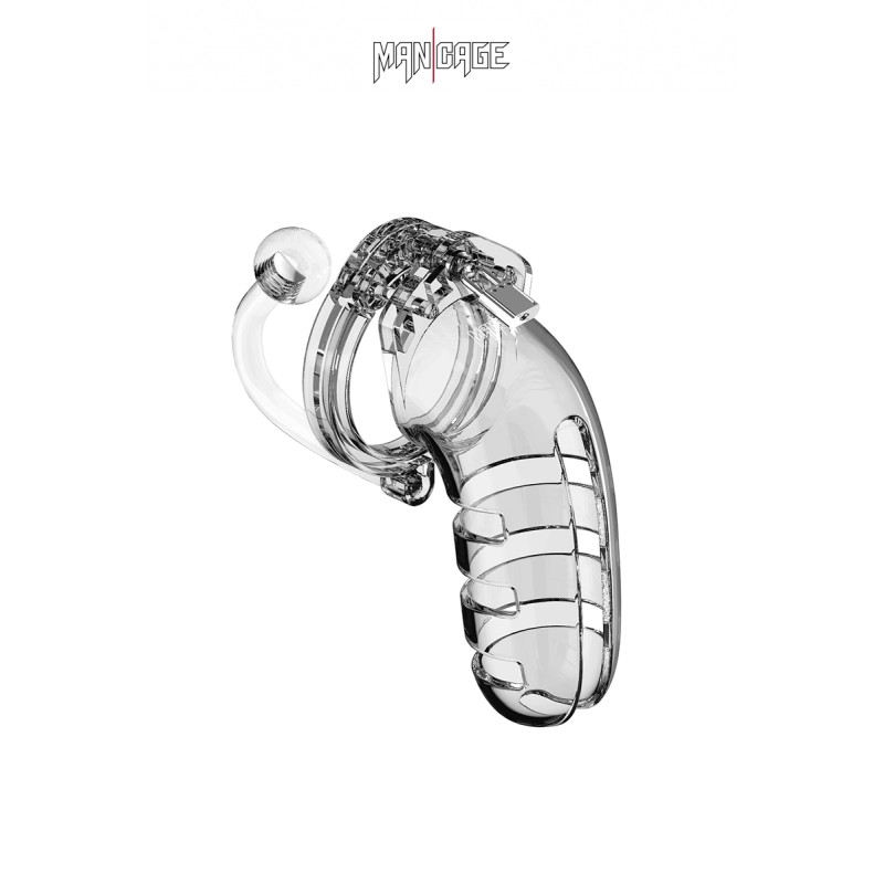 Cage de chasteté 14cm avec plug - 12