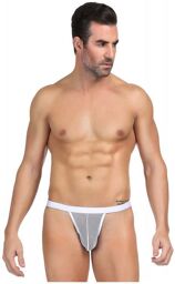 String Ficelle Résille Blanc Blanc