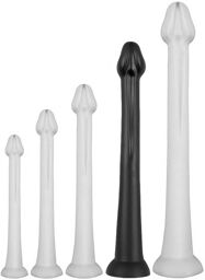 Gode long Whale Dildo XL 48 x 7cm - Pointe 5.5cm Noir