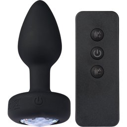 Jewel Plug Anal Vibrant Petit 8 cm