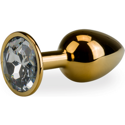 Bijou anal rosebud doré taille S 50g