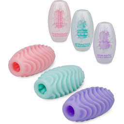 Set de 3 œufs masturbateurs taille S