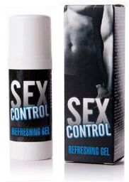 Gel Retardant Sex Control Rafraîchissant Bleu