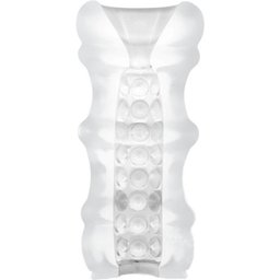 - Mood ULTRASKYN Stroker Pleaser Perles de Massage - Blanc