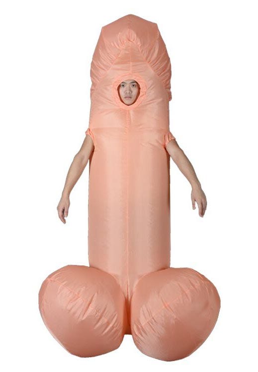 Déguisement pénis gonflable