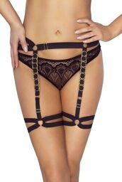 HARNAIS SUSPENDER BLACK PR6087 S-L Noir