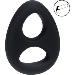 Cockring Double Silicone Liquide