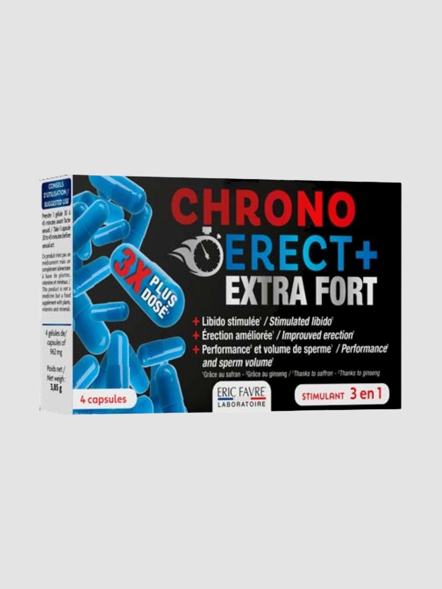 Stimulant sexuel Chronoerect+ Extra fort 4 gélules