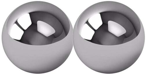 Boules de Geisha Ben Wa Balls Acier Argent