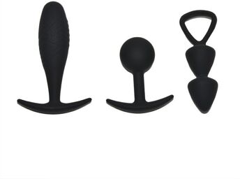 Basel - Set de Butt Plugs Taille S - Noir