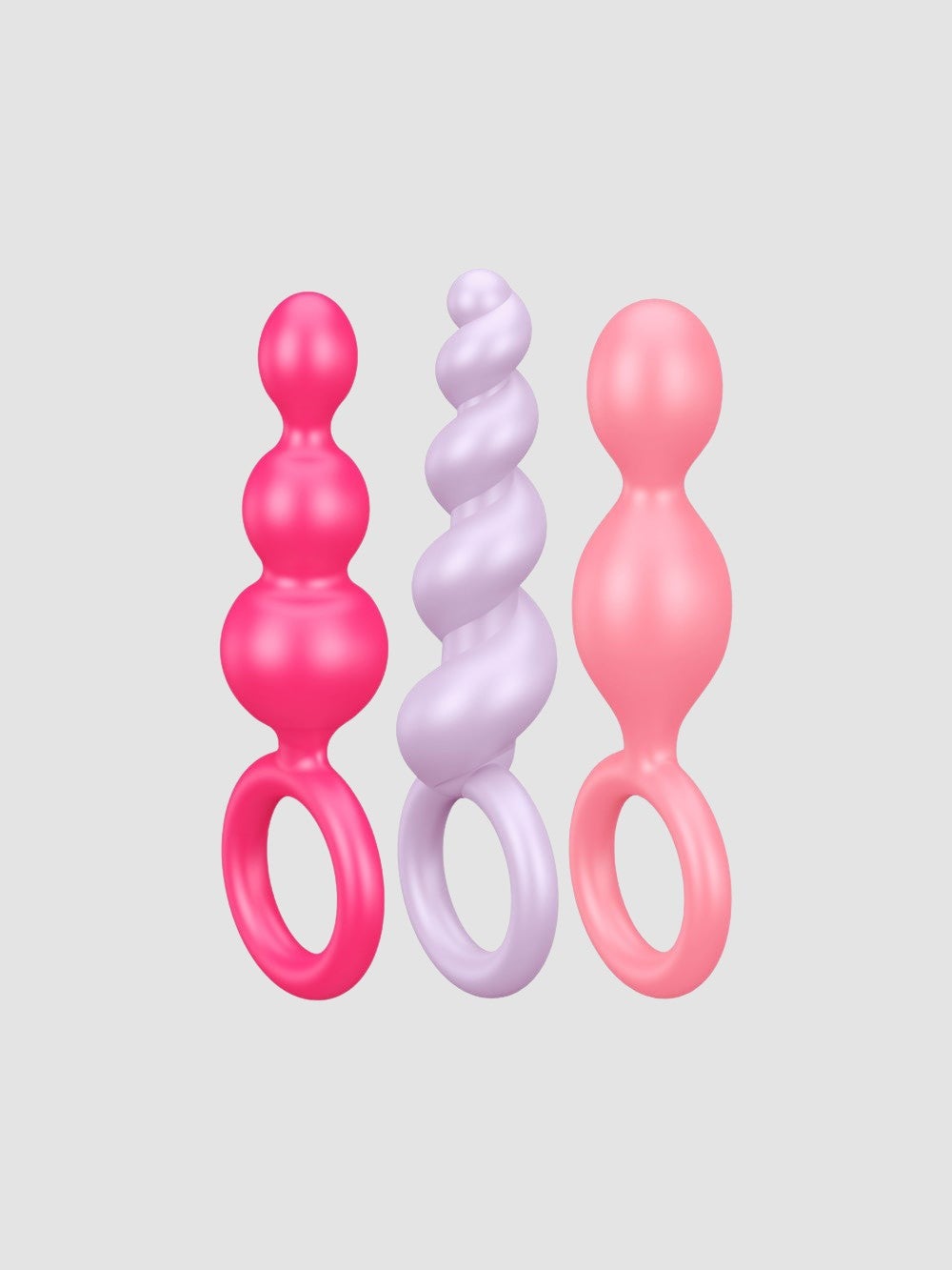 Kit 3 Plugs Anal Satisfyer Booty Call Colored