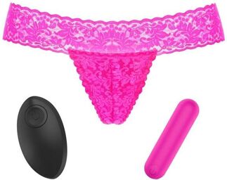 Culotte Vibrante Secret Panty 2 Neon Édition Limitée Rose