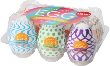 Egg Wonder Pack de 6 Masturbateurs Oeuf