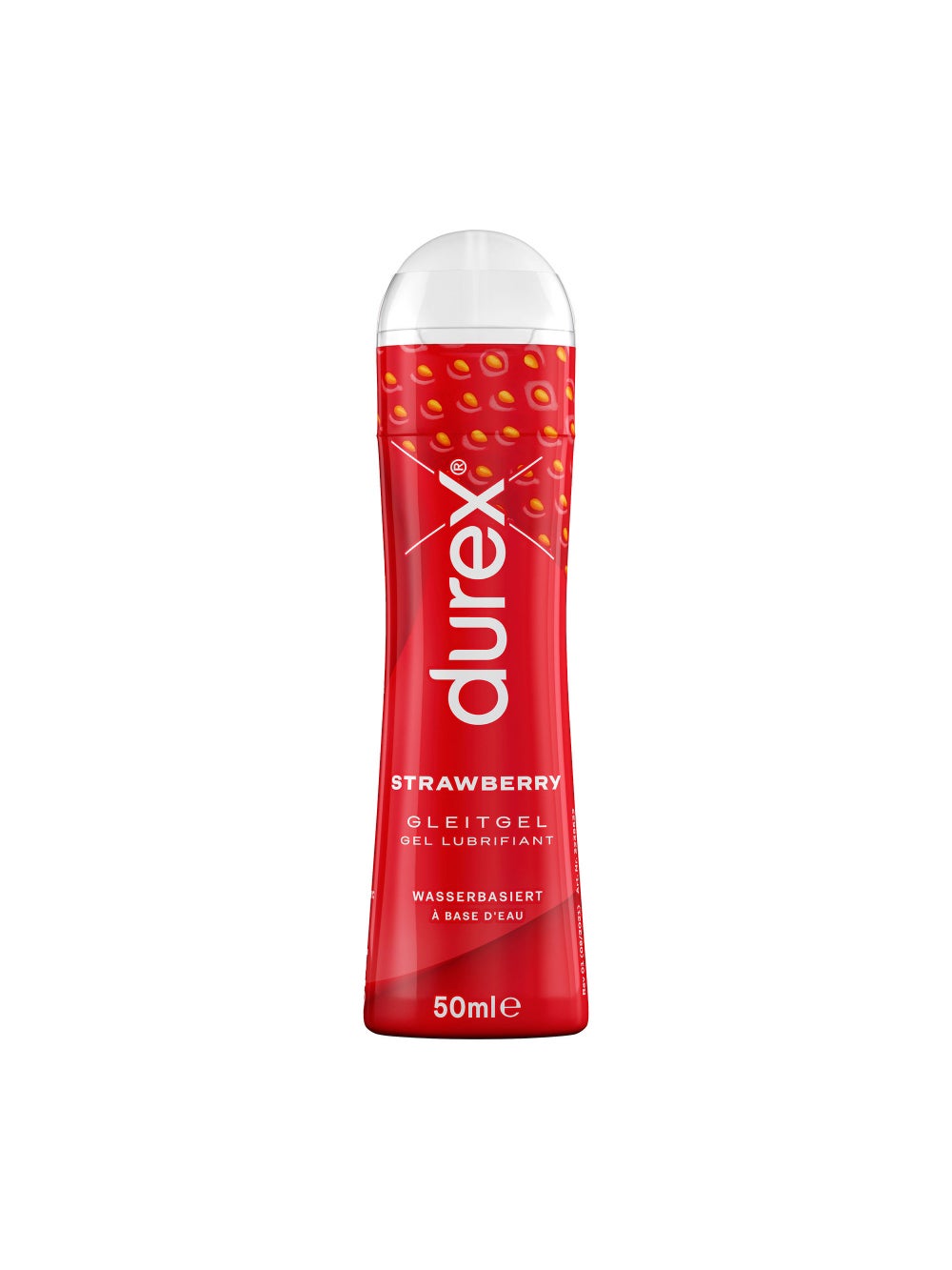 Gel lubrifiant Durex fraise 50 ml
