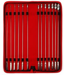 Pack 13 Tiges d'urètre Ovalund Bud 26 cm - Diamètres 2 à 14mm