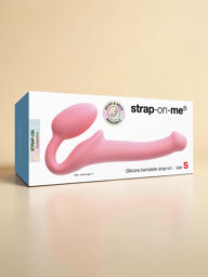 Strap-on dildo semi-réaliste taille S rose