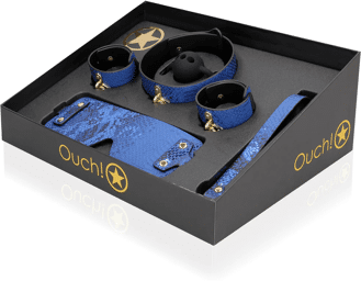 Coffret Bondage - Collection Florence - Bleu