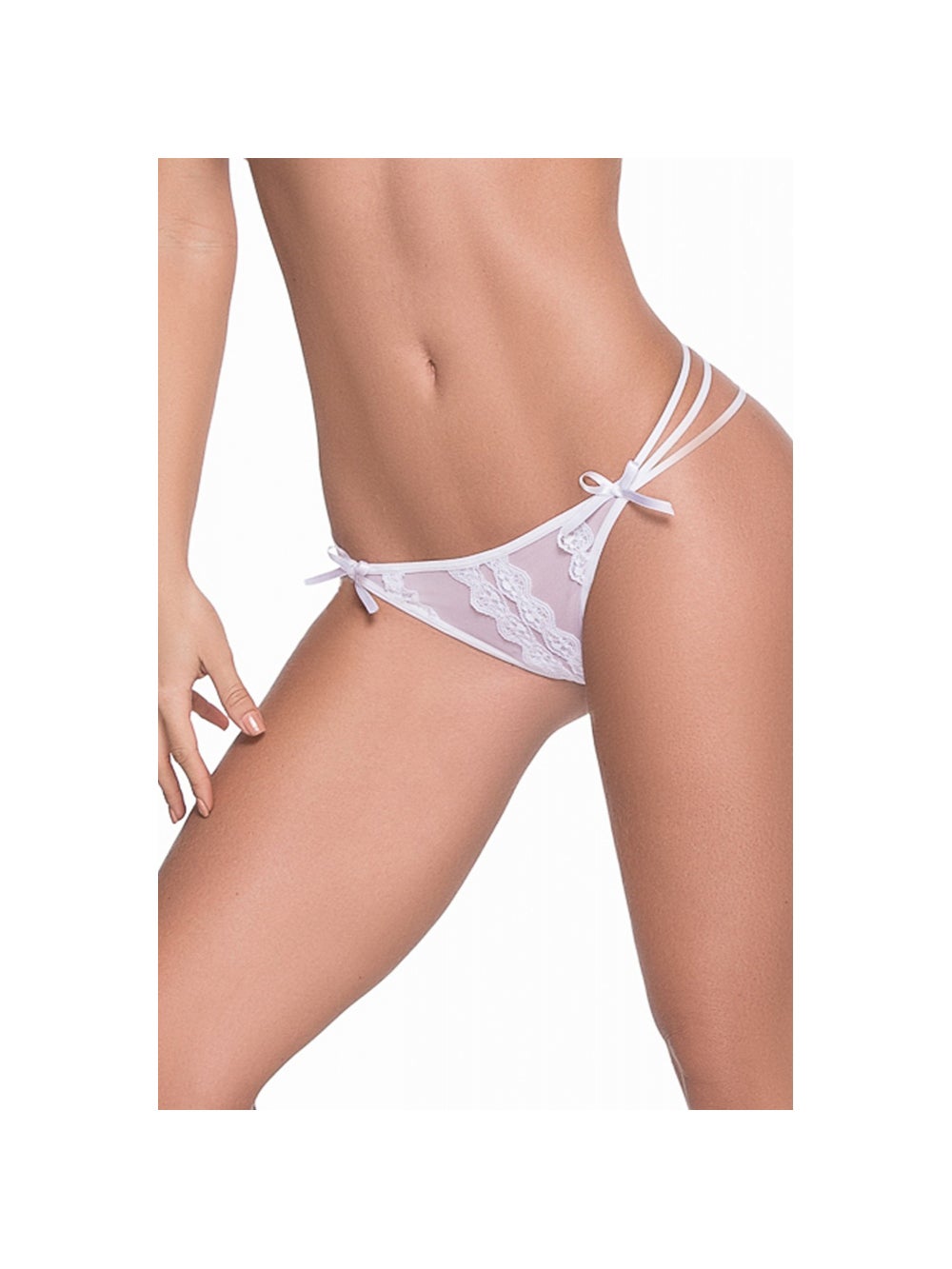 String 101 Triple Lanières Blanc