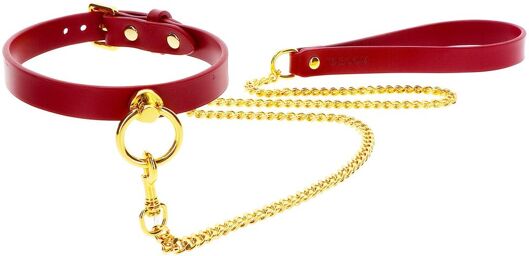 Collier-Laisse Rouge