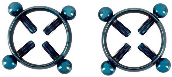 Pinces à Tétons X Nipple Jewellery Bleu Bleu